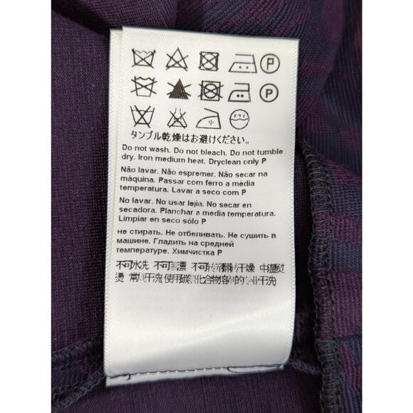 ESCADA! 2 PIECE VIOLET & BLACK ZIPPER ACCENTED DRESS & JACKET SUIT SET! SZ 8, 38 - Picture 13 of 14